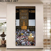 Arabic Islamic Architecture Calligraphy Poster and Prints Abstract Canvas Painting Wall Art for Living Room Home Decor No Frame