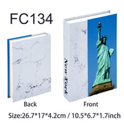 ديكور منزلي لطاولة قهوة محاكاة كتب إسلامية بيضاء مزيفة، ديكور غرفة المعيشة، أدوات تصوير إضافية