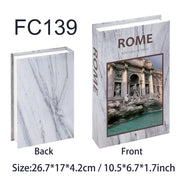 ديكور منزلي لطاولة قهوة محاكاة كتب إسلامية بيضاء مزيفة، ديكور غرفة المعيشة، أدوات تصوير إضافية