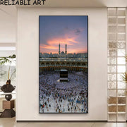 Arabic Islamic Architecture Calligraphy Poster and Prints Abstract Canvas Painting Wall Art for Living Room Home Decor No Frame