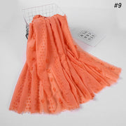 حجاب إسلامي جديد للنساء - وشاح مطاطي من قماش فلوكد بابل على الطراز الماليزي