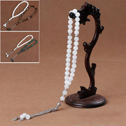 33 Prayer Rosary Beads 8mm Natural Stone Agate Color Optional For Islamic Tasbih Muslim Men Allah Mohammed Meditation Pendant