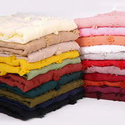 حجاب إسلامي جديد للنساء - وشاح مطاطي من قماش فلوكد بابل على الطراز الماليزي