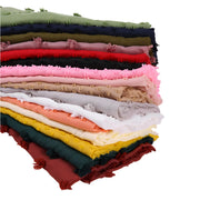 حجاب إسلامي جديد للنساء - وشاح مطاطي من قماش فلوكد بابل على الطراز الماليزي