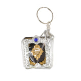 Mini Box Arabic language Koran Quran Islam Muslim ALLAH real paper can read Pendant Key Chains Fashion Religious jewelry