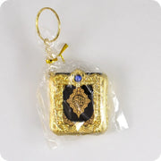 Mini Box Arabic language Koran Quran Islam Muslim ALLAH real paper can read Pendant Key Chains Fashion Religious jewelry