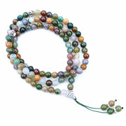 Handmade 6mm Natural Stone Bead With Alloy Charm Shape 99 Prayer Beads Islamic Muslim Tasbih Allah Mohammed Rosary For Women Men