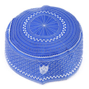 Cotton Embroidered Muslim Prayer Hat – Arab Men’s Kufi & Turban Cap