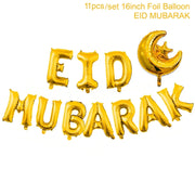Balloons Decor Ramadan And Eid Decorations Eid Bjd Eid Mubarak Decor MUBARAK Paper Banner RAMADAN MUBARAK Muslim Ramadan Decor