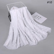 حجاب إسلامي جديد للنساء - وشاح مطاطي من قماش فلوكد بابل على الطراز الماليزي