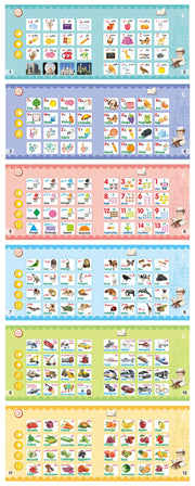 كتاب القراءة الإلكتروني الجديد للأطفال باللغة العربية، كتاب تعليمي متعدد الوظائف، لعبة تعليمية