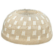Cotton Embroidered Muslim Prayer Hat – Arab Men’s Kufi & Turban Cap