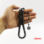 Tasbih Natural hematite stone promotes blood circulation misbaha 33 beads muslim bracelet islamic gift accessoriy turkey jewelry