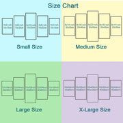 HD प्रिंट इस्लाम कैनवास पेंटिंग वॉल आर्ट 5 पीस अल्लाह कुरान अक्षर पोस्टर होम डेकोर इस्लामिक पिक्चर वॉल डेकोरेशन फ्रेम