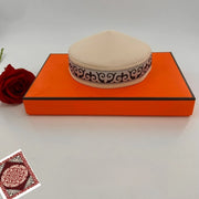 पुरुषों की कढ़ाई वाली मुस्लिम प्रार्थना टोपी - कुफी टोपी, इस्लामी फैशन