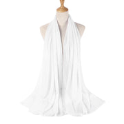 Muslim Chiffon Hijab Women Bubble Chiffon Scarf For Women Ladies Veil Muslim Islam Solid Color Malaysia Musulman Wrap Scarves