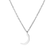 Arabic Alphabet Necklace For Women Fashion Simple Stainless Steel Letter Name Choker Necklace Lucky Amulet Muslim Female Jewelry