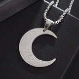 Islam Muslim Four Qul Suras Stainless Steel Key Chain Ayatul Kursi Keyring Calligraphy Arabic God Messenger Jewelry