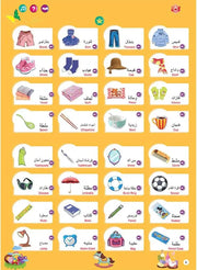 كتاب صوتي تفاعلي 2 في 1 جديد باللغة العربية والإنجليزية، لعبة قراءة تعليمية مبكرة للأطفال المسلمين الصغار، الأولاد والبنات