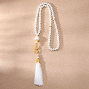 6mm 99pcs Glass Pearls Tassel Turkish Style Muslim Rosary Islamic Prayer Beads Bracelet for Women Jewelry Accessories Gift