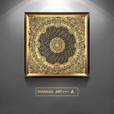 Classic Golden Tibet Thangka Buddha Canvas Paintings And Prints Wall Art HD Pictures For Living Room Home Decor Frameless Gifts