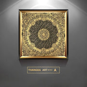 Classic Golden Tibet Thangka Buddha Canvas Paintings And Prints Wall Art HD Pictures For Living Room Home Decor Frameless Gifts