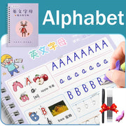फ्रेंच सुलेख अरबी बच्चों लेखन स्टिकर अंग्रेजी जादू कॉपी बुक अभ्यास कॉपीबुक पेन चीनी मुफ़्त पोंछना