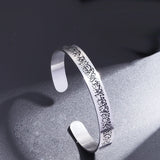 Islam Muslim Four Qul Suras Stainless Steel Key Chain Ayatul Kursi Keyring Calligraphy Arabic God Messenger Jewelry