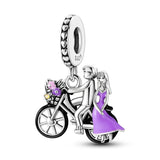 925 Sterling Silver Family House Love Forever Family Beads Boys Girls Lovers Pendant Charms Fit Bracelet DIY Ms Jewelry Gift