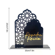Acrylic Ramadan Table Decor – Eid Mubarak Ornament for Islamic Celebrations