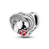 925 Sterling Silver Family House Love Forever Family Beads Boys Girls Lovers Pendant Charms Fit Bracelet DIY Ms Jewelry Gift