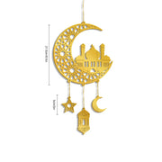 Eid Ramadan Decoration 2025 Acrylic Wall Hanging Decor Door Sign Mubarak Ramadan Decorations Moon Stars Muslim Party Supplies