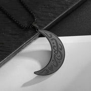 Stainless Steel Islamic Imam Ali Zulfiqar Sword Pendant Necklace Quran Pendant Shia Islamic Jewelry for Men and Women