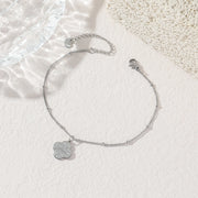 Sabr Shukr Tawakkul Clover Arabic Islam Muslim Non Tarnish Waterproof Stainless Steel Fashion Jewelry Bracelets for Men Women