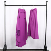 طقم عبايات رمضان مكون من قطعتين للنساء المسلمات، فستان حجاب، ملابس صلاة، عباية طويلة، خمار، ثوب عربي، ملابس إسلامية، رداء