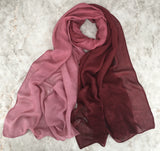 New Ombré Modal Hijab Rayon Cotton Scarf Hijabs for Women High Quality Wraps and Shawls Musulman Headband Islamic Turban Femme