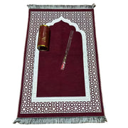 110x70cm Prayer Mat Set Prayer Rug Islamic Muslim Travel Worship Blanket Outdoor Portable Muslim Pray Mat Ramadan Gifts2025
