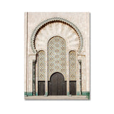Islamic Beige Landscape Art Poster Prints Mosque Morocco Wall Canvas Painting Bohemia Picture for Living Room Home Decoration