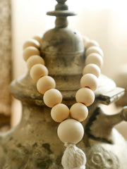 Eid Mubarak Sheep Kettle Ornament, Wood Bead Tassel Hanging Decortion, Islamic Ramadan Festival Home Decor, Door Wall Charm Gift