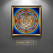 Classic Golden Tibet Thangka Buddha Canvas Paintings And Prints Wall Art HD Pictures For Living Room Home Decor Frameless Gifts