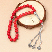 New 8 Cm 33 Black Gallstone Muslim Prayer Beads Islamic Praise Beads Arab String Türkiye Men's and Women's Festival Accessories