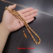 Tasbih Natural kuka Wood Ramadan Eid gift islamic 33 prayer beads arabic fashion bracelet Misbaha