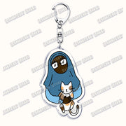 Fashion Islam Muslim Girl Woman Keychains for Accessories Bag Ramadan Eid Mubarak Hijab Keyrings Jewelry Fans Feminism Gifts