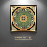 Classic Golden Tibet Thangka Buddha Canvas Paintings And Prints Wall Art HD Pictures For Living Room Home Decor Frameless Gifts