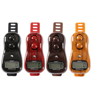 عداد يدوي جديد محمول، عداد خرز رقمي LED، عداد مسبحة خشبي رقمي، لعبة حسابية للتأمل والصلاة الإسلامية