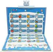 كتاب صوتي تفاعلي 2 في 1 جديد باللغة العربية والإنجليزية، لعبة قراءة تعليمية مبكرة للأطفال المسلمين الصغار، الأولاد والبنات