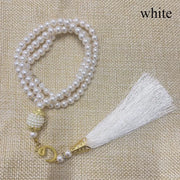 New 8 Cm 33 Black Gallstone Muslim Prayer Beads Islamic Praise Beads Arab String Türkiye Men's and Women's Festival Accessories