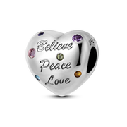 925 Sterling Silver Family House Love Forever Family Beads Boys Girls Lovers Pendant Charms Fit Bracelet DIY Ms Jewelry Gift