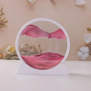 Sandscape Moving Sand Art Frame Quicksand 3D Dynamic Liquid Hourglass Kinetic Sand Painting Flowing Sand Office Home Decor Gifts