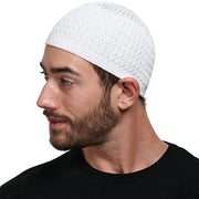 Unisex Beanies Cap Warm Islamic Ramadan Jewish Kippah Homme Hat Winter Knitted Muslim Men Prayer Hats Men's Wrap Head Caps